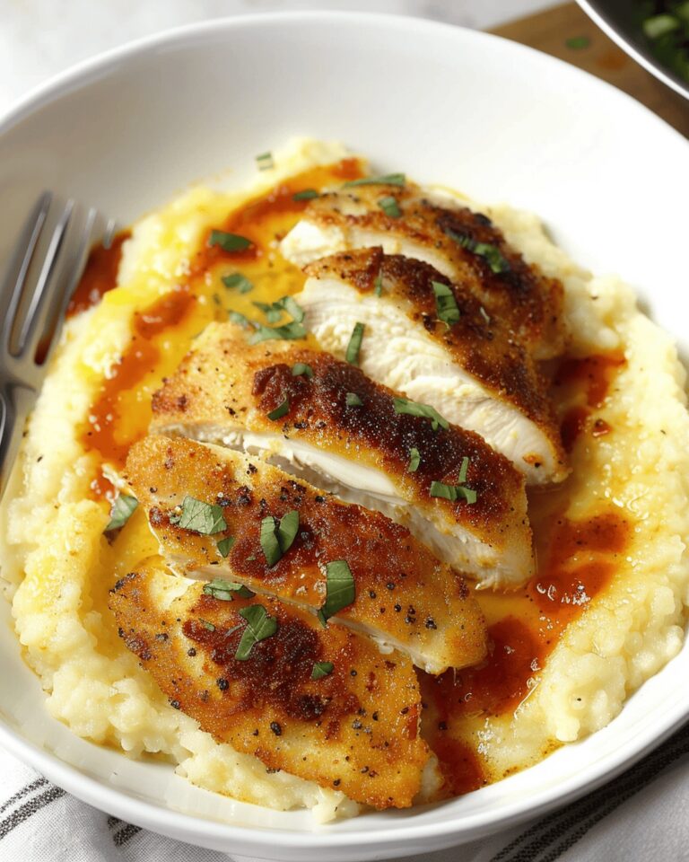 Cajun Chicken and Cheesy Grits Recipe