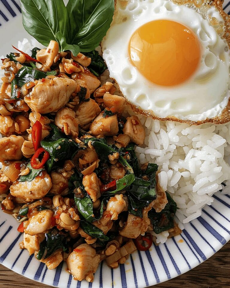 Spicy Basil Chicken (Pad Kra Pao) Recipe