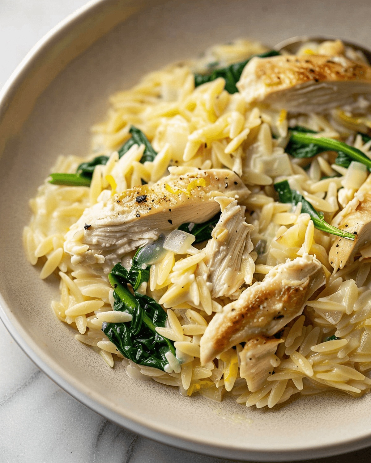 Lemon Chicken Orzo Recipe