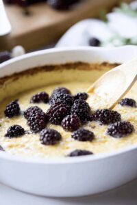 Baked Lemon Ricotta Dip with Blackberries & Honey Recipe