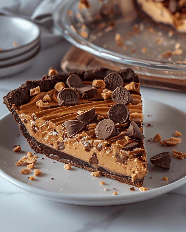 Decadent Reeses Peanut Butter Pie Recipe