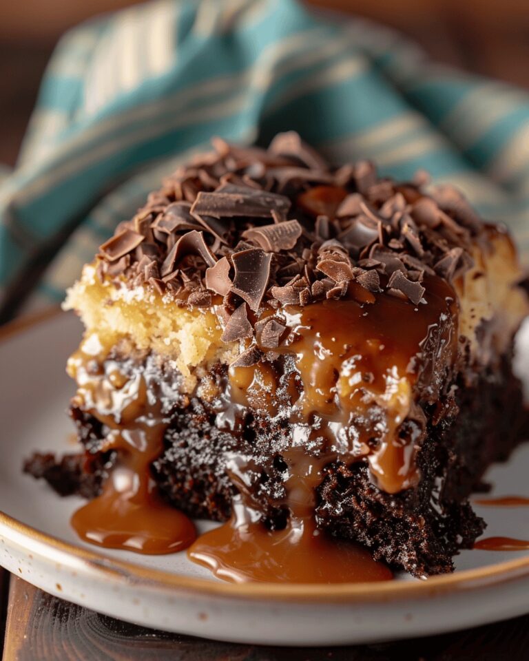 German Chocolate Poke Cake Recipe