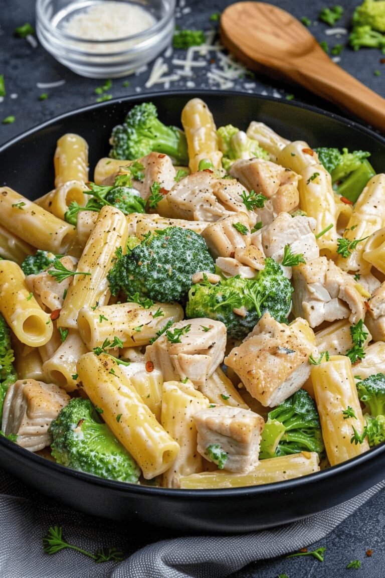 Creamy Chicken Broccoli Pasta Recipe