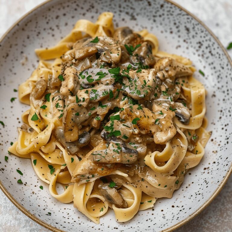 Hearty Chicken Marsala Pasta Recipe