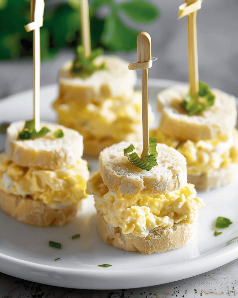 Creamy Egg Salad Tea Sandwiches Recipe