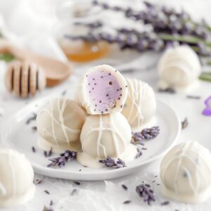 Heavenly Honey Lavender White Chocolate Truffles Recipe