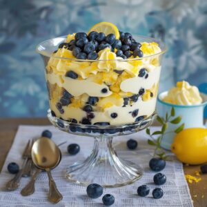 Delectable Lemon Blueberry Trifle Recipe