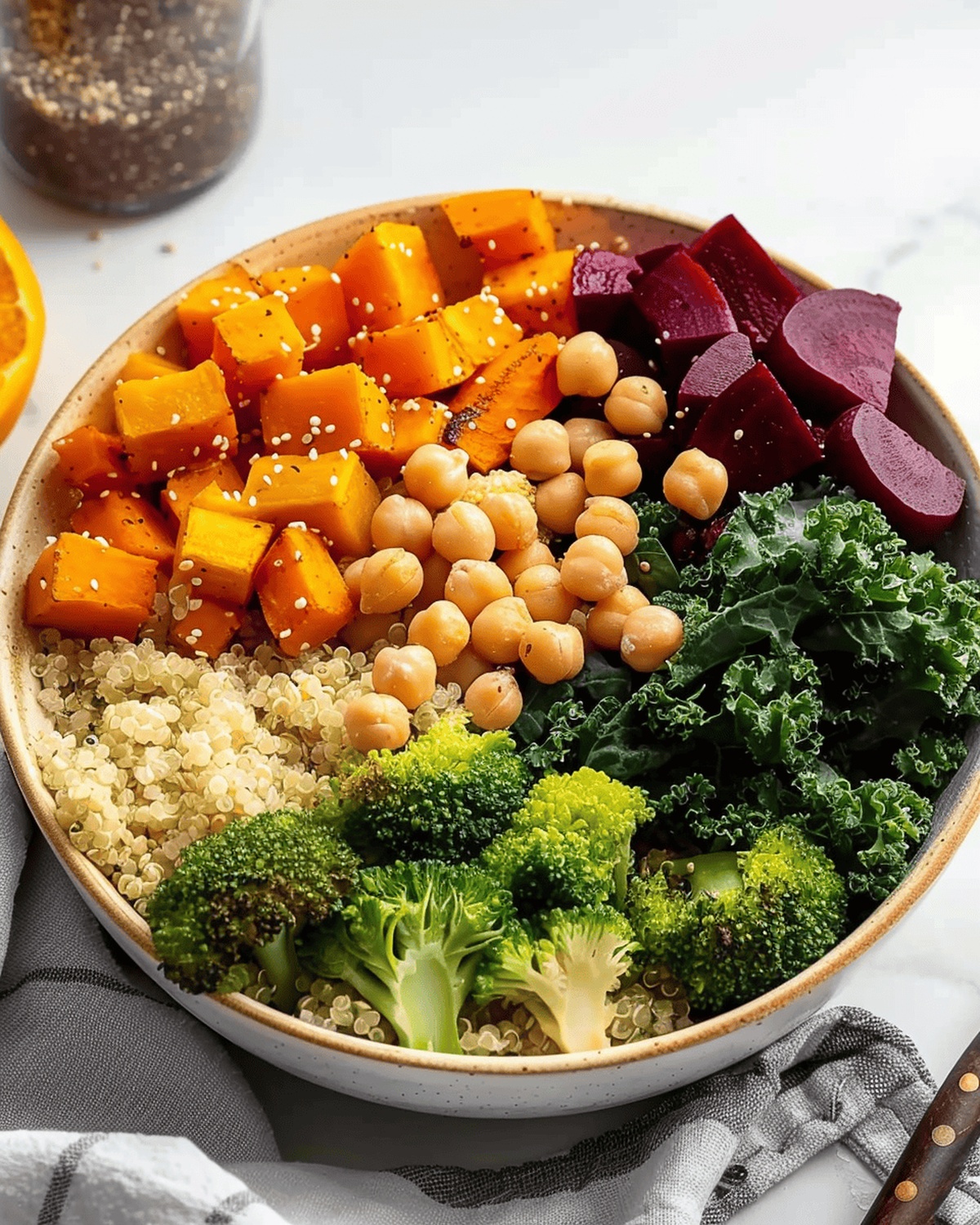 Glowing Winter Quinoa Bowls Recipe