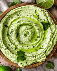 Cilantro Lime Hummus Recipe