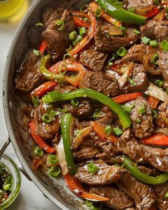 Savory Pepper Steak Stir-Fry Recipe