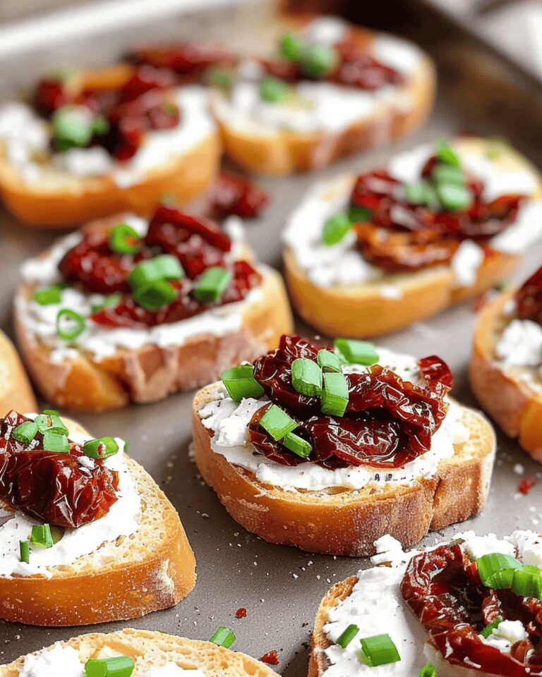 Rustic Sun-Dried Tomato Bruschetta Recipe