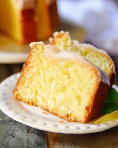 Heavenly Lemon Sour Cream Pound Cake Recipe