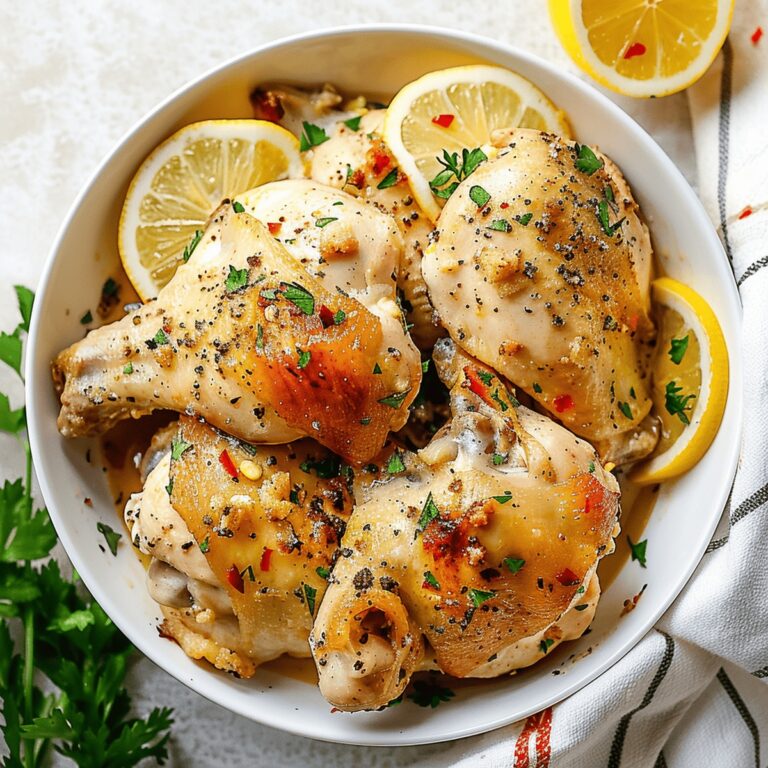 Zesty Lemon Chicken Thighs Recipe