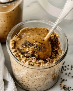 Brown Sugar Shaken Espresso Overnight Oats Recipe