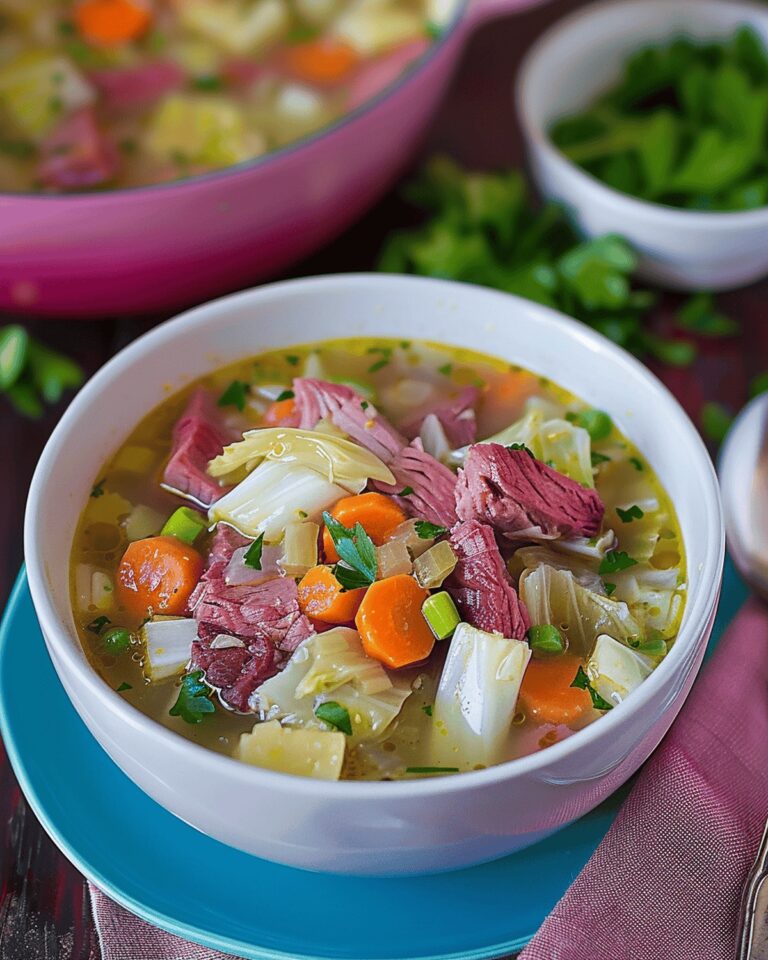 Hearty Leftover Corned Beef and Cabbage Soup Recipe