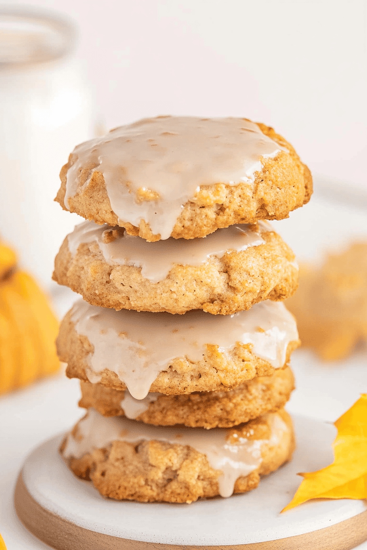 Iced Pumpkin Oatmeal Cookies Recipe