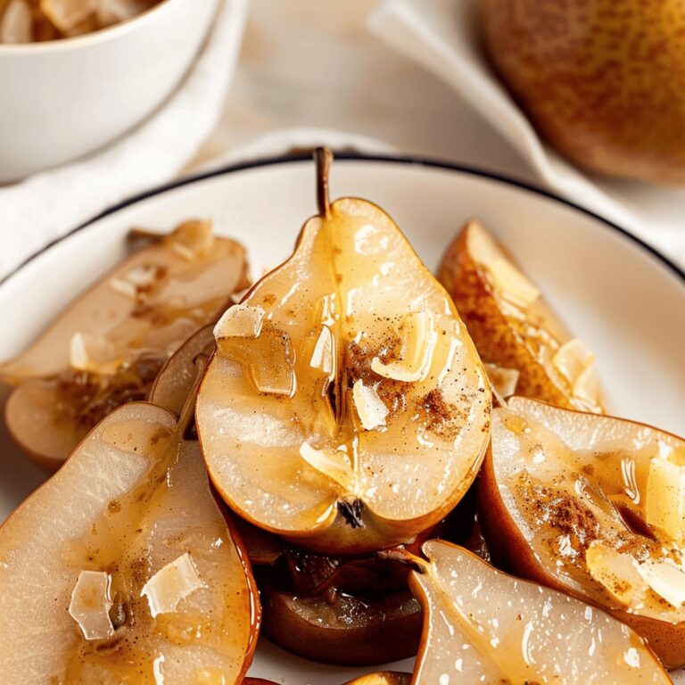 Decadent Cinnamon Honey Butter Pears Recipe