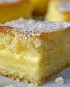 Lemon Custard Cake Recipe