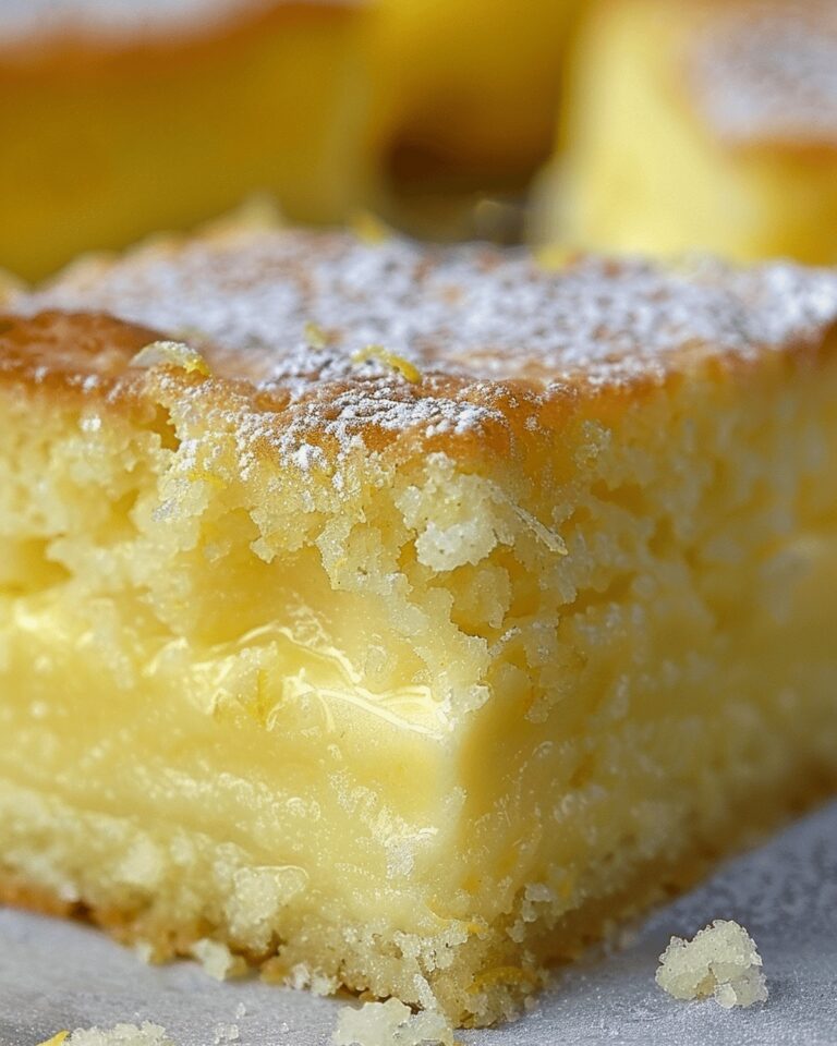 Lemon Custard Cake Recipe