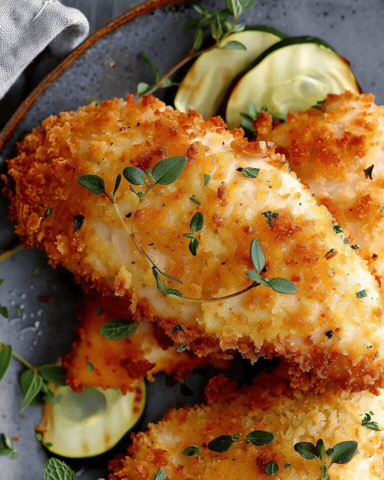 Air Fryer Parmesan Crusted Chicken Recipe