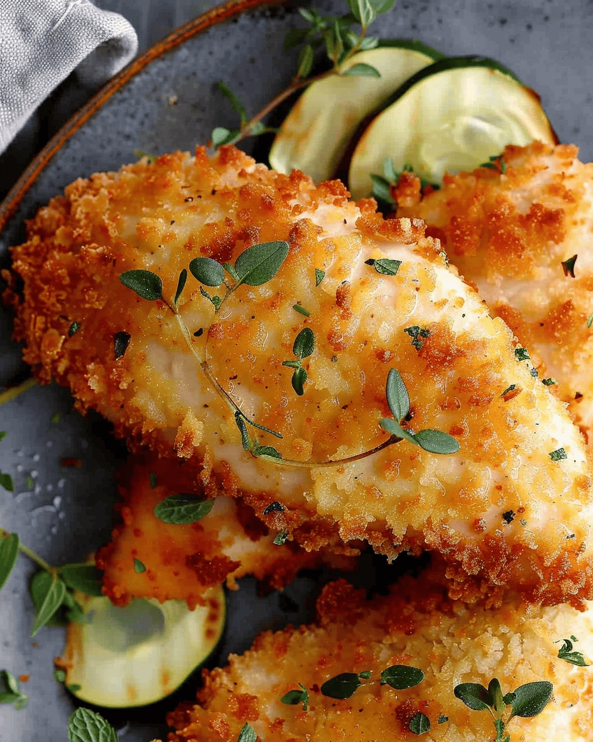 Air Fryer Parmesan Crusted Chicken Recipe