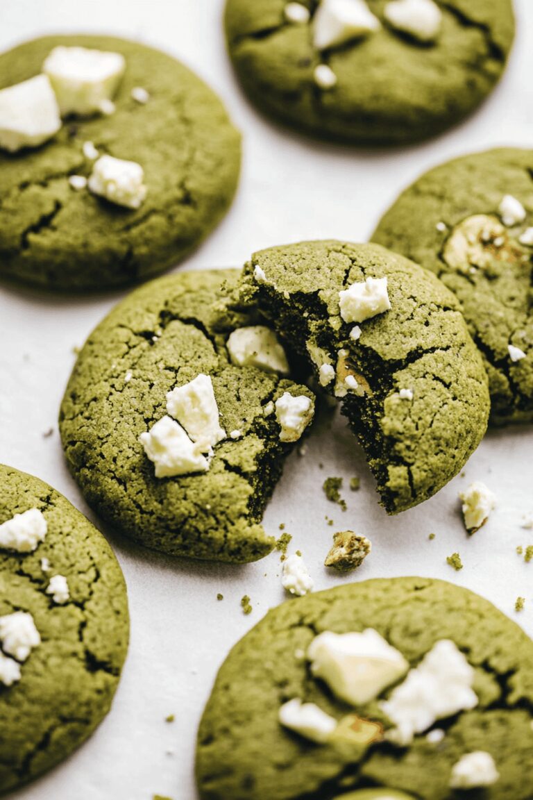 Brown Butter Matcha Cookies Recipe