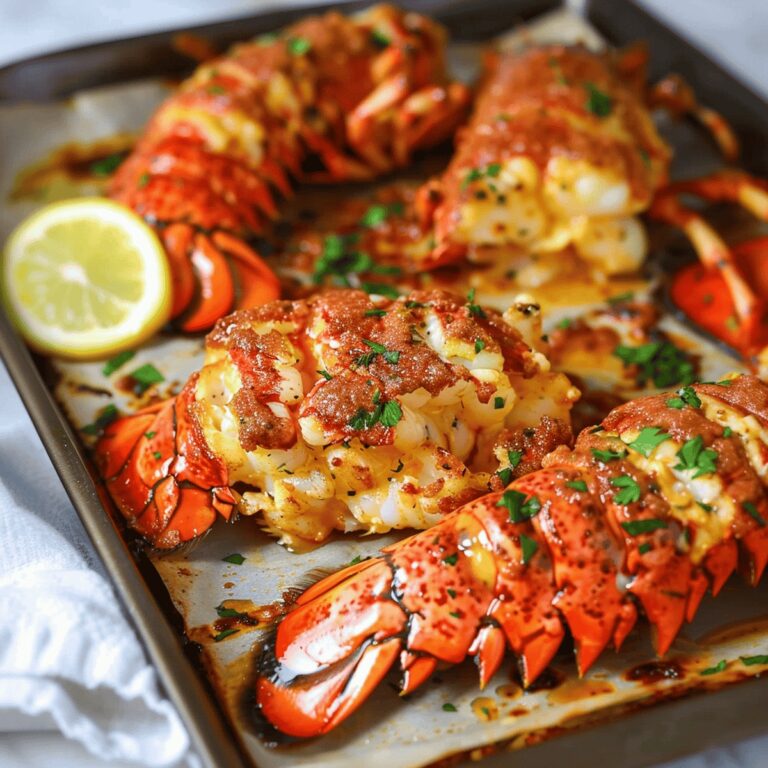 Succulent Broiled Butter Lobster Tails Recipe