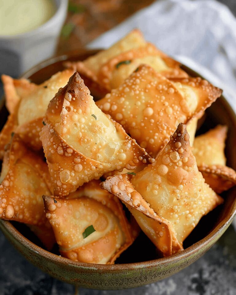 Air Fryer Cream Cheese Wontons Recipe