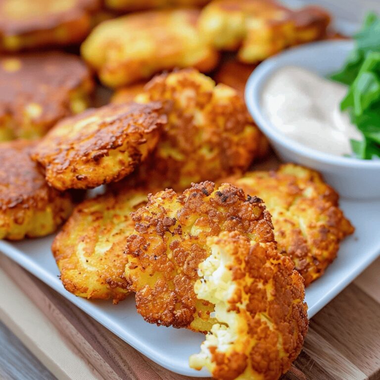 Crispy Cauliflower Comfort Fritters Recipe