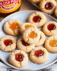 Almond Flour Thumbprint Cookies Recipe