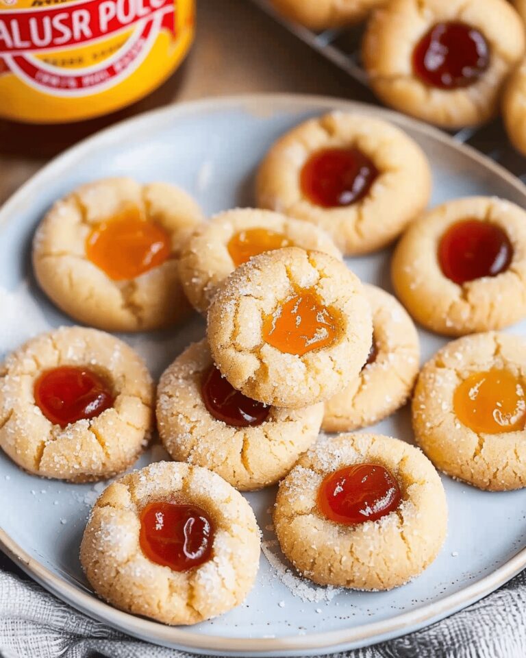 Almond Flour Thumbprint Cookies Recipe