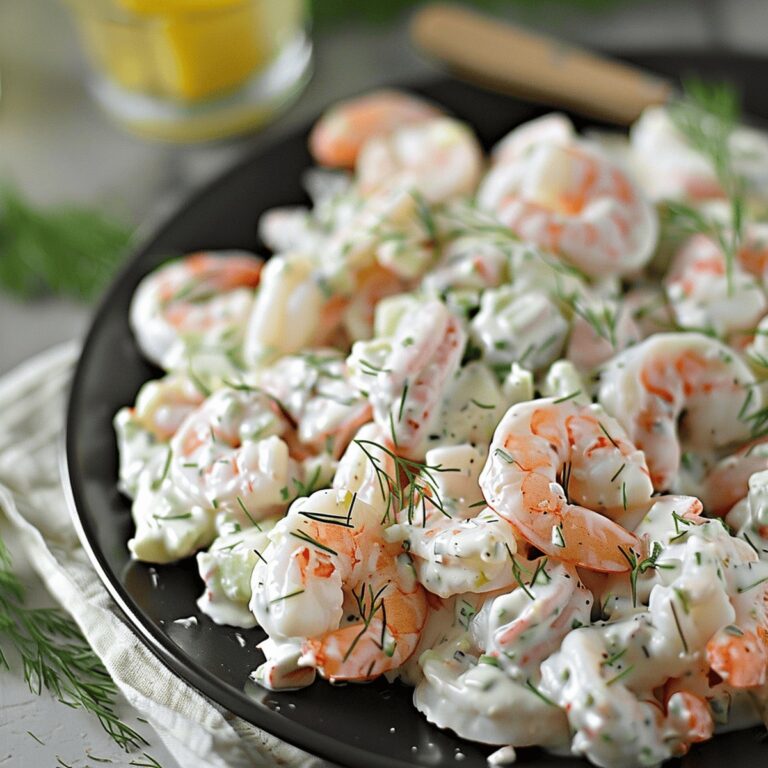 Zesty Keto Creamy Shrimp Salad Recipe