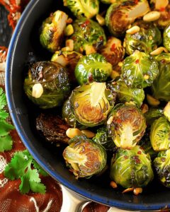Sweet Chili Roasted Brussels Sprouts Recipe