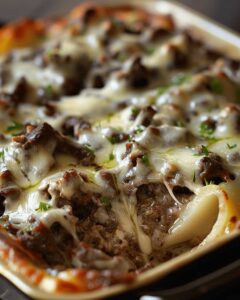 Hearty Philly Cheesesteak Casserole Recipe