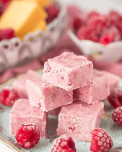 Vegan Raspberry Coconut Fudge Recipe