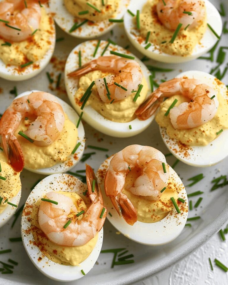 Tangy Shrimp Deviled Eggs Recipe