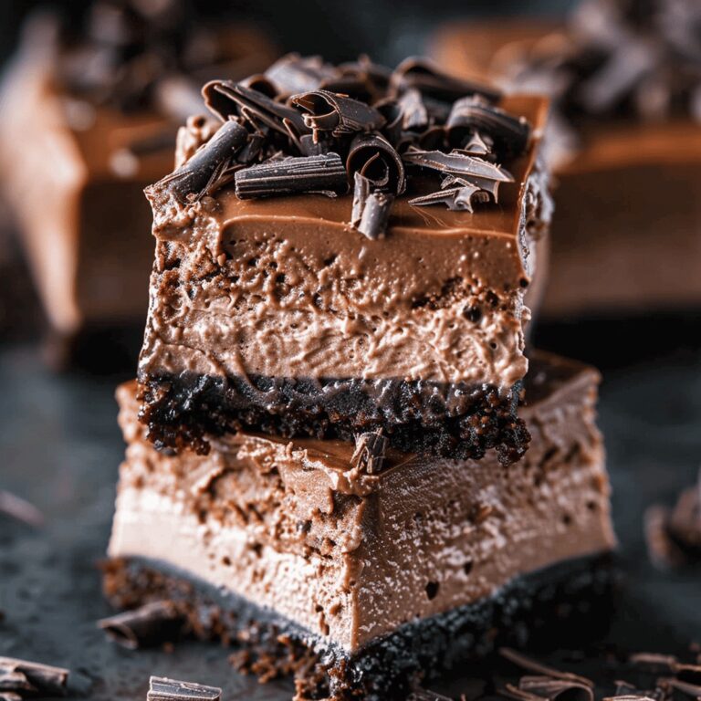 Decadent Chocolate Cheesecake Bars Recipe