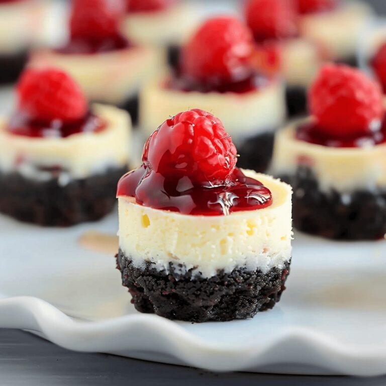 Creamy Mini Cherry Cheesecakes Recipe