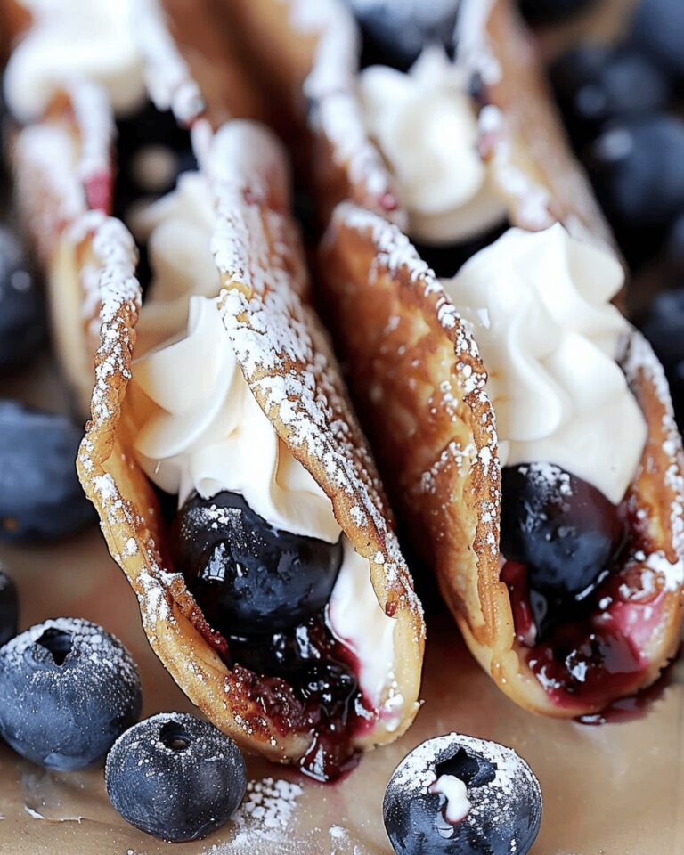 Blueberry Cheesecake Tacos Recipe