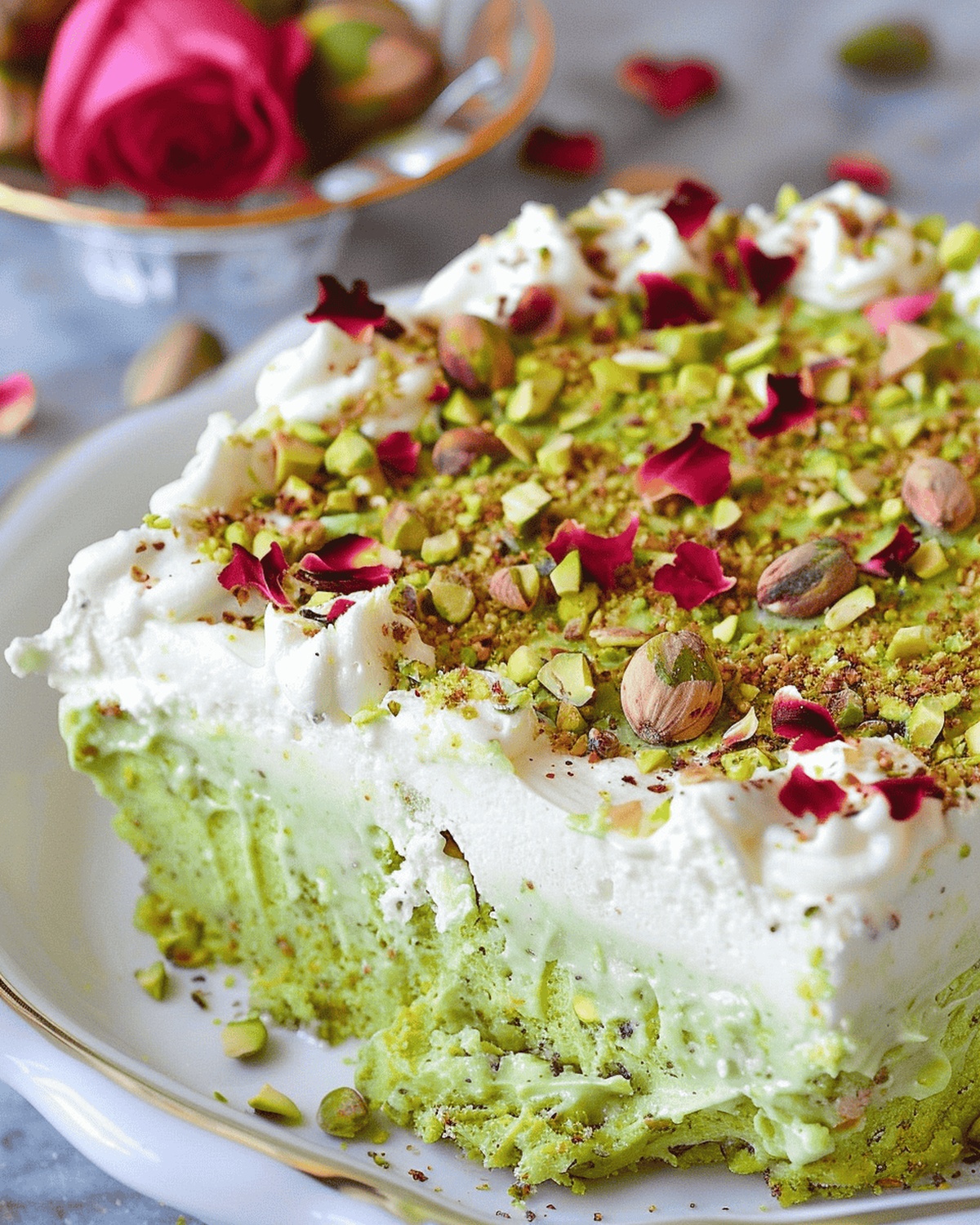 Pistachio Milk Cake Recipe