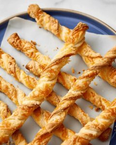 Flaky Puff Pastry Cheese Straws Recipe
