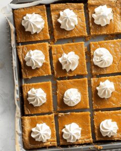 Heavenly Pumpkin Pie Bars Recipe