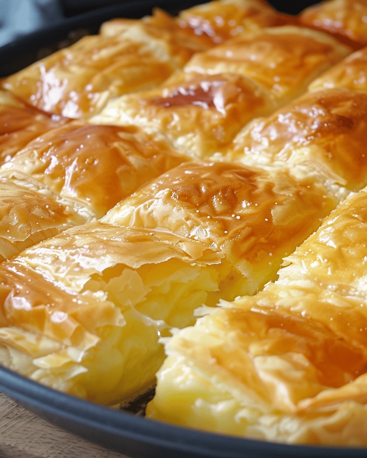 Greek Custard Pie Galaktoboureko Recipe