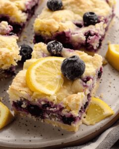 Blueberry Lemon Bars Recipe
