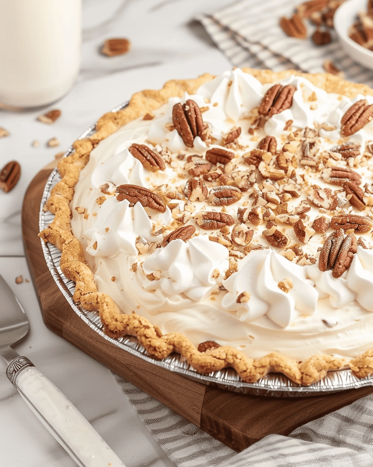 Pecan Cream Pie Recipe