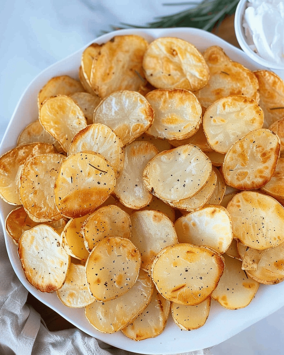 Air Fryer Sliced Potatoes Recipe