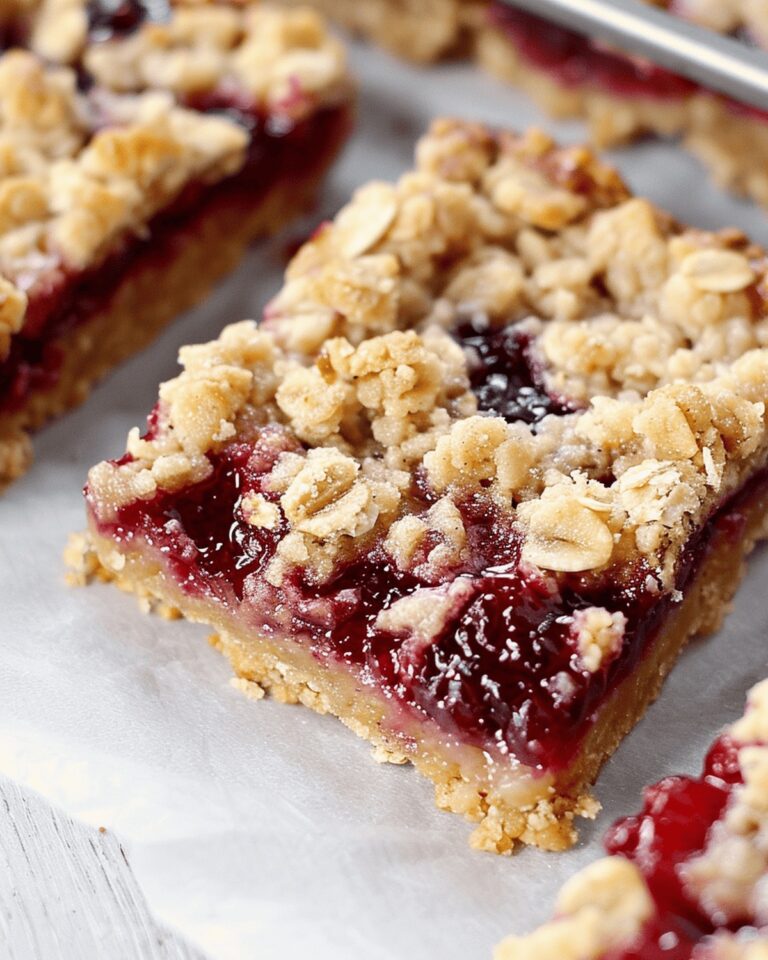 Raspberry Oatmeal Crumble Bars Recipe