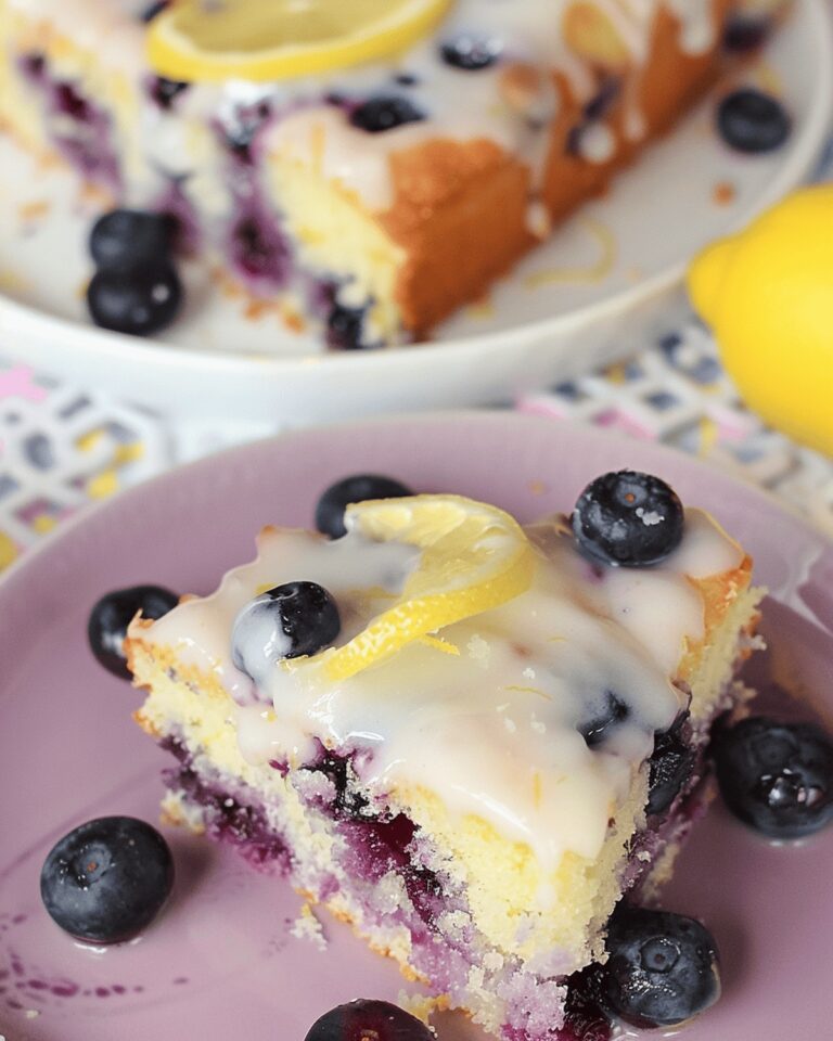 Lemon Blueberry Sheet Cake Recipe