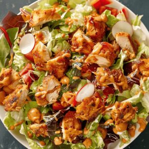 Crunchy Sticky Chicken Crunch Salad Recipe
