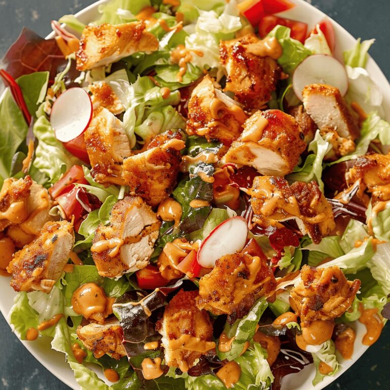 Crunchy Sticky Chicken Crunch Salad Recipe